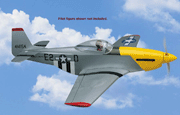 GREAT PLANES Combat P-51 Mustang ARF (GPMA1475) 